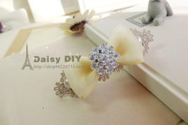 以花為名，以蝶為飾 探秘Daisy手工韓版甜美發飾品的清新魅力